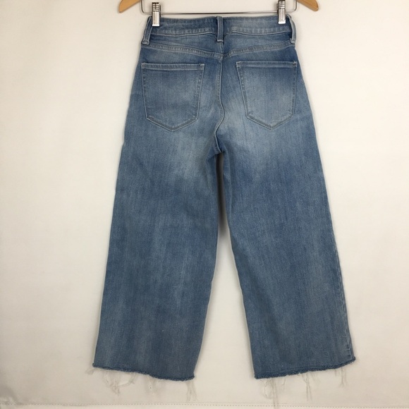 Women’s Wide Leg Jeans High Waisted Cropped Size 3 Junior Arizona Jean Co. - Picture 7 of 10
